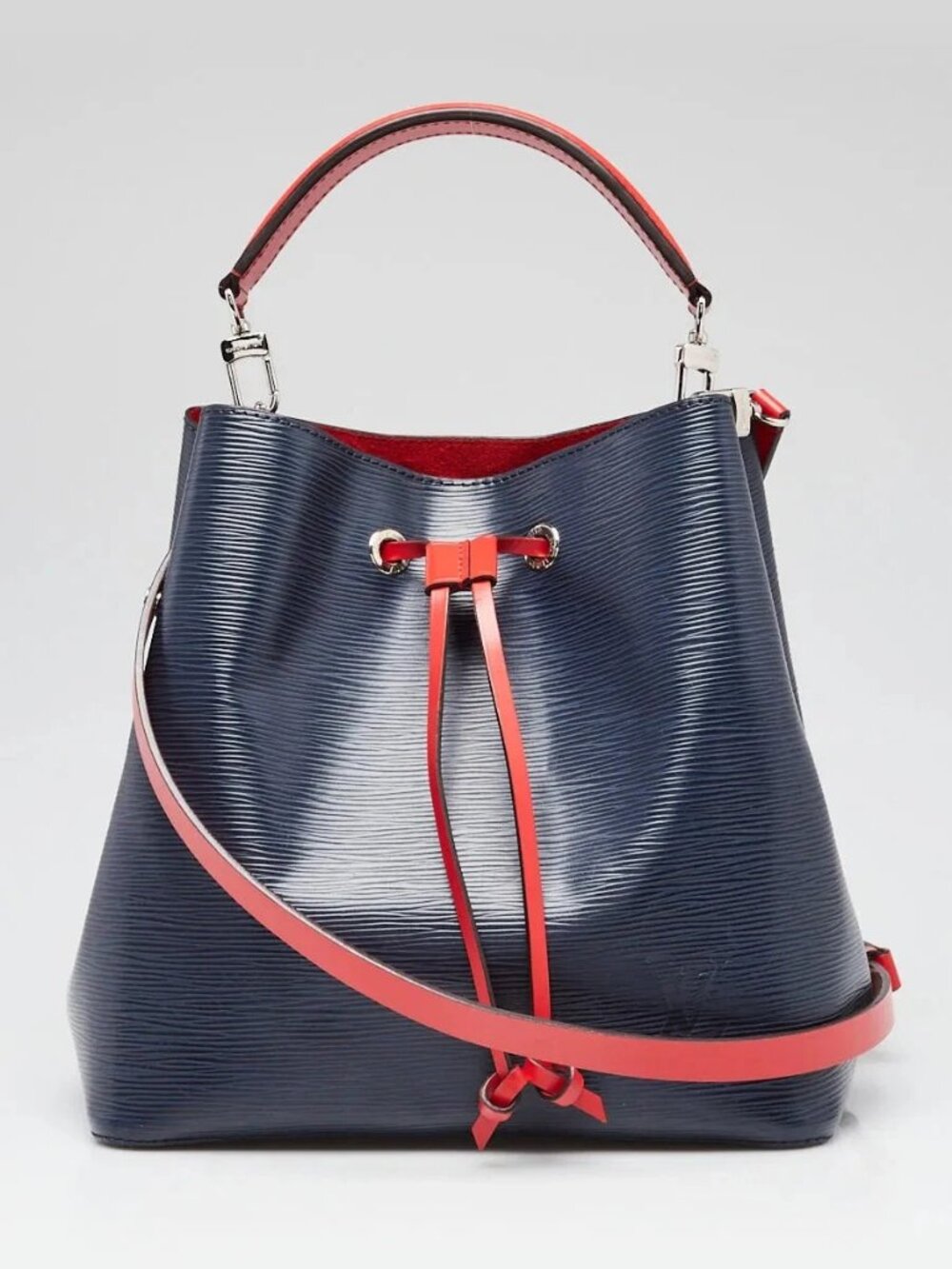 Louis Vuitton Indigo/Red Epi Leather NeoNoe MM Bag